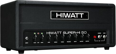 Hiwatt Super-HI 50 Head 2-Channel Electric Guitar Amplifier, 50 Watts, Black in Saudi Arabia
