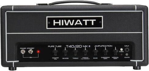 Hiwatt TB40/20 Head 2-Channel Electric Guitar Amplifier, 40/20W with Spring Reverb, 4 x EL84 Tubes in Saudi Arabia