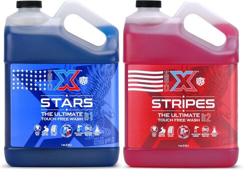 Chem-X Stars and Stripes Ultimate Touch Free Foaming Vehicle Wash (1 Gallon of Each) in Saudi Arabia