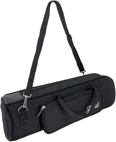 Trumpet Gig Bag Professional Durable and Lightweight Trumpet Instrument Soft Case 1200D Water-resistant Oxford with Comfortable Shoulder Strap and Leather Handle (black) in Saudi Arabia