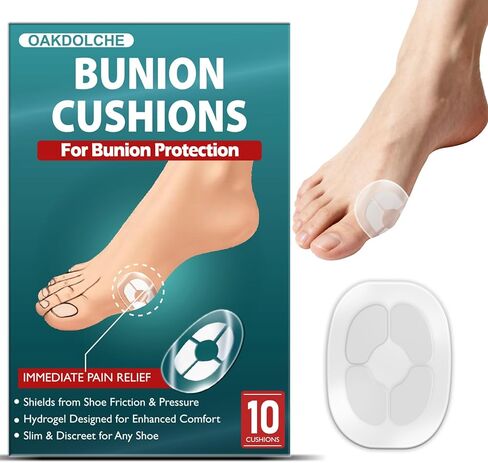 وسائد هيدروجيل 10 قيراط، وسادات لتخفيف آلام الورم للحماية من ضغط الحذاء والاحتكاك، ذاتية اللصق ومقاومة للماء، تناسب الأحذية للرجال والنساء in Kuwait