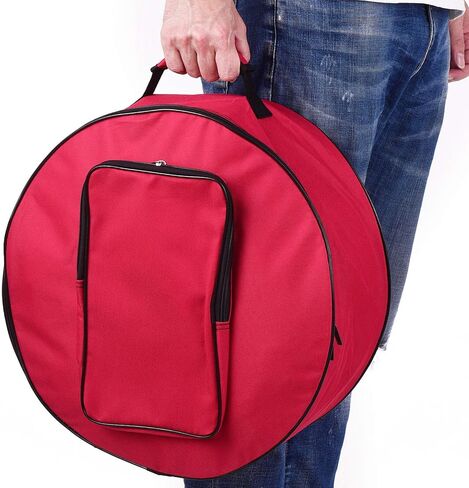 Milisten Snare Drum Bag 14 Inch Padded Trolley Case with Adjustable Strap Oxford Cloth Percussion Backpack for Travel and Gig Protective Drum Accessories in Kuwait