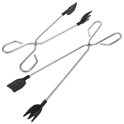 LIFKOME 2pcs Reusable Trash Picker Grabber Tongs with Nylon Heads 30cm 35cm, 4.8mm Wire Diameter Garbage Grab Tool for Household and Outdoor Waste Pickup in Saudi Arabia
