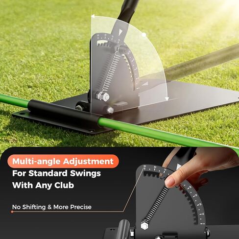 Golf Alignment Sticks Holder, Golf Training Aid with Alignment Sticks & Protective Foam, Swing Trainer Practice Teaching Aid Driving Range for Aiming, Putting, Swing in Kuwait