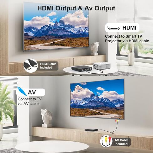 DVD Player, HDMI Region Free DVD Players for Smart TV, 1080P Upscaling, USB Input, HDMI/RCA Output Cable Included, Breakpoint Memory, Built-in PAL/NTSC, CD Players for Home in Kuwait