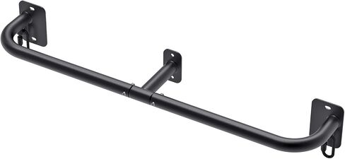 SELEWARE Heavy Duty Wall Mount Pull Up Bar, Joist Mount Chin Up Bar for Doorway, Sturdy Steel Construction, w/Resistance Band Hooks, Fits 32"/36" Wall Studs for Home Gym Strength Training in Saudi Arabia