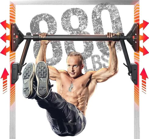 Pull Up Bar/Chin up bar Upper Body Workout Bar, Super load-bearing: Dual Security Locking, Two-way Support in Kuwait