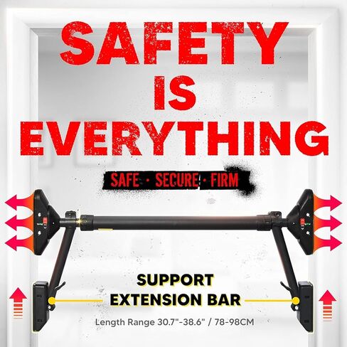 Pull Up Bar/Chin up bar Upper Body Workout Bar, Super load-bearing: Dual Security Locking, Two-way Support in Kuwait