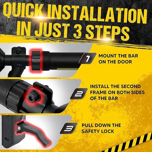 Pull Up Bar/Chin up bar Upper Body Workout Bar, Super load-bearing: Dual Security Locking, Two-way Support in Kuwait