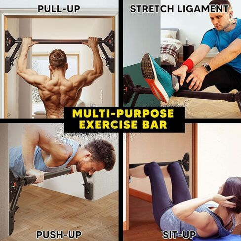 Pull Up Bar/Chin up bar Upper Body Workout Bar, Super load-bearing: Dual Security Locking, Two-way Support in Kuwait