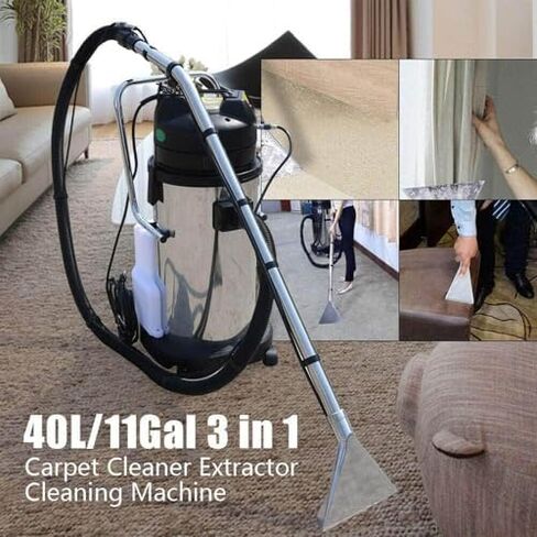 ماكينة استخراج السجاد التجاري - مكنسة كهربائية احترافية 3 في 1 للتنظيف العميق والرطب، وإزالة الغبار شديدة التحمل للمكاتب والمنازل in Saudi Arabia