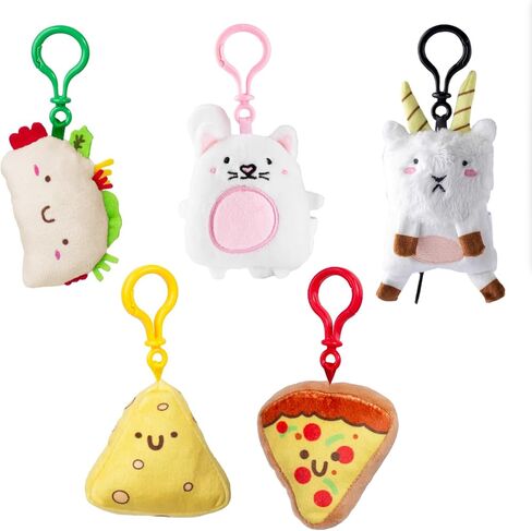 Taco Cat Goat Cheese Pizza Plush Keychain Set in Kuwait