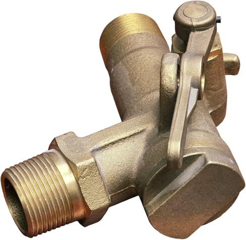 110M-0300 AF 1" NPT Quick Self Closing Barrel Faucet with Male Outlet, Brass Body in Saudi Arabia