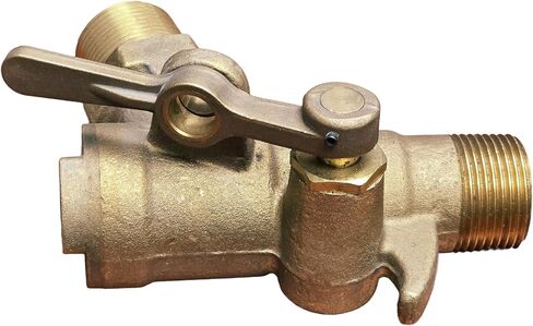 110M-0300 AF 1" NPT Quick Self Closing Barrel Faucet with Male Outlet, Brass Body in Saudi Arabia