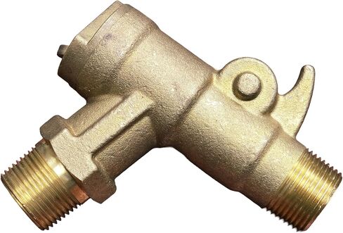 110M-0300 AF 1" NPT Quick Self Closing Barrel Faucet with Male Outlet, Brass Body in Saudi Arabia