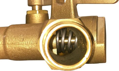 110M-0300 AF 1" NPT Quick Self Closing Barrel Faucet with Male Outlet, Brass Body in Saudi Arabia