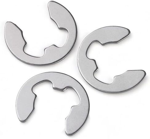 Internal Retaining Ring Circlip E Clip Washer for Shaft Fastener Stainless Steel M2 .5 M3 M4 M5(M3.5 30PCS) in Saudi Arabia