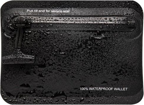 Waterproof Wallet Pouch – Heavy Duty Airtight Submersible Wallet with Pull-Assist Loop for Beach, Swimming & Travel – Fits Cards, Cash & Keys in Kuwait