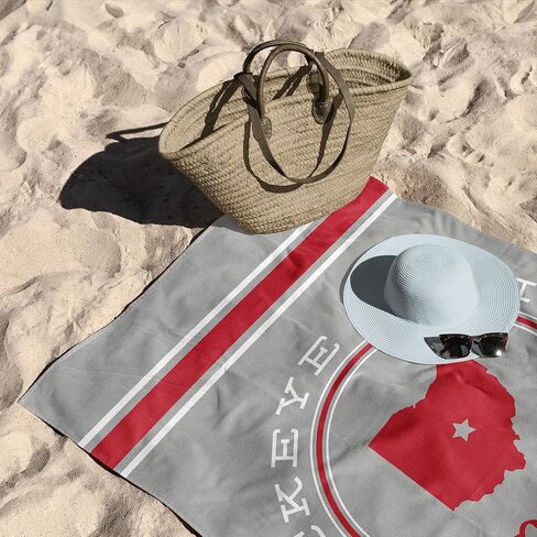 NORTHWEST Ohio State Buckeyes NCAA Homebreak Beach Towel 2 Pack 30 x 60 Inches in Saudi Arabia