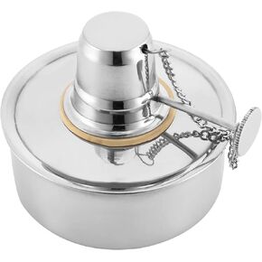 Western Tools 120 ML Alcohol, Spirit Burner Lamp, Heavy-Walled Stainless Steel Explosion-Proof with Metal Cap with Screw Adjustable Wick in Kuwait