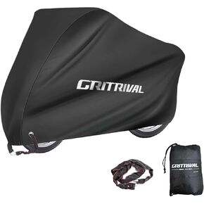 Bike Covers Outdoor Storage Waterproof. It Comes in 3 Colors and 2 Sizes. The Bike Cover is Equipped With a Bike Chain Lock in Saudi Arabia