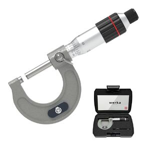 ميكرومتر خارجي احترافي، نطاق 0-1 بوصة مع تدرجات 0.0001 بوصة، أداة قياس دقيقة مع توقف السقاطة، تتضمن حقيبة تخزين in Kuwait