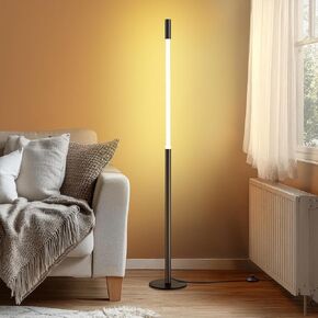 مصباح الأرضيات الحديثة Nuür ، مصباح دافئ قابلاً للذات مع التحكم عن بُعد ، ألوان قابلة للتعديل بدون خطوة ، إضاءة صناعية لغرفة المعيشة ، غرفة نوم ، مكتب (مصباح أرضي حديث) in Kuwait