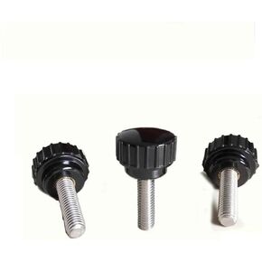 10 قطعة من الباكليت الأسود بقطر رأس مستدير 26 30 40 مم مقابض مخرشة M8 مقابض إبهام بطول 15 20 25 40 50 مم (M8X40mm، قطر الرأس 40 مم) in Kuwait