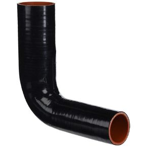 HPS 1.75 بوصة - 2.25 بوصة معرف، خرطوم توصيل مخفض للكوع من السيليكون 90 درجة، درجة حرارة عالية 4 طبقات معززة، طول الساق على كل جانب: 4-1/2 بوصة، 75 رطل لكل بوصة مربعة الحد الأقصى للضغط، SER-8981-BLK، سيليكون، أسود in Kuwait