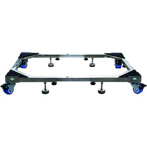 قاعدة جهاز قابلة للتعديل مع عجلات للغسالة والثلاجة والفريزر - رفع عالي التحمل 10.5 سم، عربة ترولي عالمية لسهولة الحركة in Kuwait