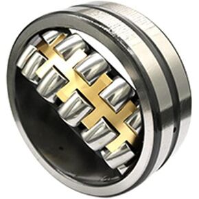 22209 محمل أسطواني ذاتي المحاذاة، 45 مم × 85 مم × 23 مم، محمل أسطواني ذاتي المحاذاة بصف مزدوج، فولاذ محمل، قطعة واحدة (22209CA/W33) in Kuwait