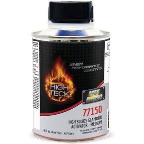High Teck Products 77150-8 Medium Activator, 1 pt, Liquid, Use with: 77125 High Solids Glamour Clear in Kuwait