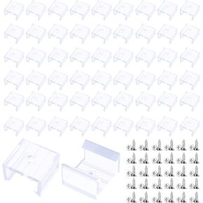 120Pcs LED Strip Light Clips Neon lamp Mounting Fixing Bracket PP Waterproof Clamp Holder with Screws for H-014 LED Strip Lighting Cable Indoor and Outdoor in Kuwait
