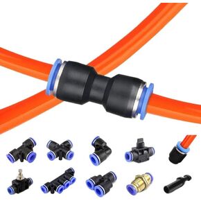 أنبوب موصل الهواء أنبوب تركيبات الإفراج السريع دفع المياه في خرطوم البلاستيك 4/6/8/10 مللي متر PU PY موصلات 1 قطعة (PY ، 6 مللي متر) in Kuwait