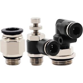 تركيب خرطوم هوائي PC PL SL مع حلقة لإحكام الإغلاق موصل أنبوب الهواء G1/8 G1/4 G3/8 G1/2 1 قطعة (4-01 (4mm-1l8)، PL) in Kuwait