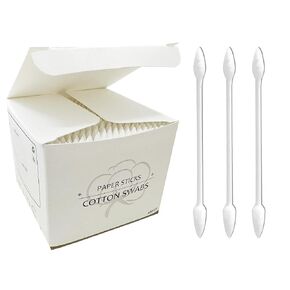 Precision Tip Cotton Swabs/Double Pointed Cotton Buds for Makeup 800pcs in Kuwait