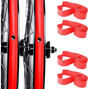 4 قطعة حافة دراجة شريط إضاءة طويل الضغط العالي مقاومة للثقب عجلة الدراجة البلاستيكية بطانة حماية الأنبوب الداخلي للدراجات الطريق الجبلية in Kuwait