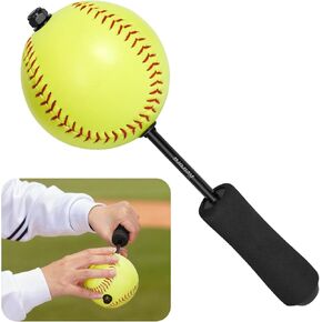 Softball Pitching Tools - 12 Inch Finger Strength & Spin Control Practice Softball Pitching Trainer, Portable Training Aid for Fastpitch & Slowpitch Players in Kuwait