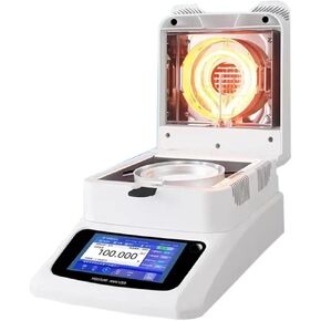 Moisture Analyzer Balance Meter 0.001g Readability Touch Screen Laboratory Balance 120gx0.001grams Professional Tool,Xf-100mb 120g0.005g-Plug in Kuwait