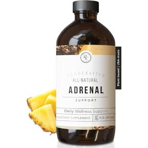 مكملات دعم الغدة الكظرية من رو كاسا أورجانيكس لتحقيق التوازن اليومي والحيوية - قطرات سائلة مع الأعشاب النباتية العضوية - تركيبة غير منكهة للبالغين والأعمار من 12 عامًا فما فوق، 16 أونصة سائلة. أوز. in Kuwait