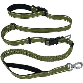 Dog Harness, Hands Free Dog Leash Waist Lead Adjustable Bungee with Nylon Double Handle Compatible with Walking/Running/Training(Blue) in Kuwait