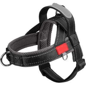 Dog Harness, Dog Harness Saddle-Type Pet Chest Strap Compatible with Small Medium Large Dogs Harnesses Puppy Collar Outdoor Walking ﻿(Black,XL) in Kuwait