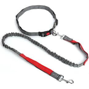 Dog Harness, Retractable Dog Leash with Adjustable Waist Rope Hand Free Running Jogging Cycling Big Dogs Pet Elasticity Lead(02) in Kuwait