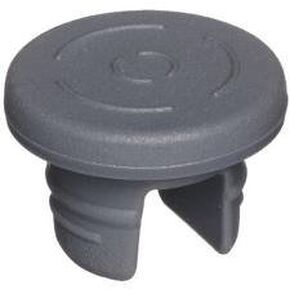 Wheaton W224100-193 Rubber 20mm Stopper with 2-Leg Lyophilization, Gray Chlorobutyl/46 (Case of 1000) in Kuwait
