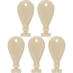 5pcs Paper Towel Dispenser Keys Universal Plastic Toilet Paper Towel Dispenser Replacement Key for Commercial and Home Bathrooms Home Hotel (Black) in Kuwait