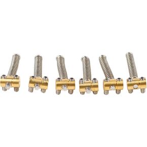 6Pcs Brass Compensated, Saddles Set for TL Tailpiece Telecaster Guitar Electric Replacement Parts in Kuwait