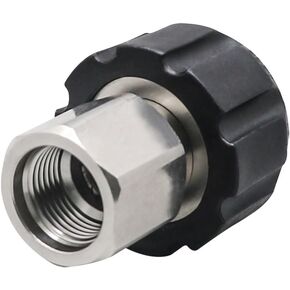 Quick Connect Pressure Washer Adapter Set, M22-14mm Female to 1/4" Socket and M22-14mm Male to 1/4" Plug Brass Fitting in Kuwait