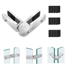 4 عبوات من الجدار الدرابزين إلى المشبك الزجاجي، دعامة T304 من الفولاذ المقاوم للصدأ على شكل حرف F للاستخدام الداخلي والخارجي، حامل مشبك زجاجي بلمسة نهائية مصقولة للسياج والدرابزين وسطح الشرفة in Kuwait