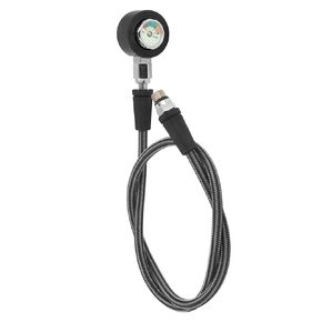Scuba Diving Pressure Gauge Luminous Submersible High Pressure Gauge with Hose, Carbon Fiber Aluminum Alloy for BCD Regulator Underwater Diving Equipment (80 cm) in Kuwait