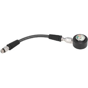 Diving Pressure Gauge, Scuba Diving Pressure Gauge, Luminous Submersible Pressure Gauge with High Pressure Hose for BCD in Kuwait